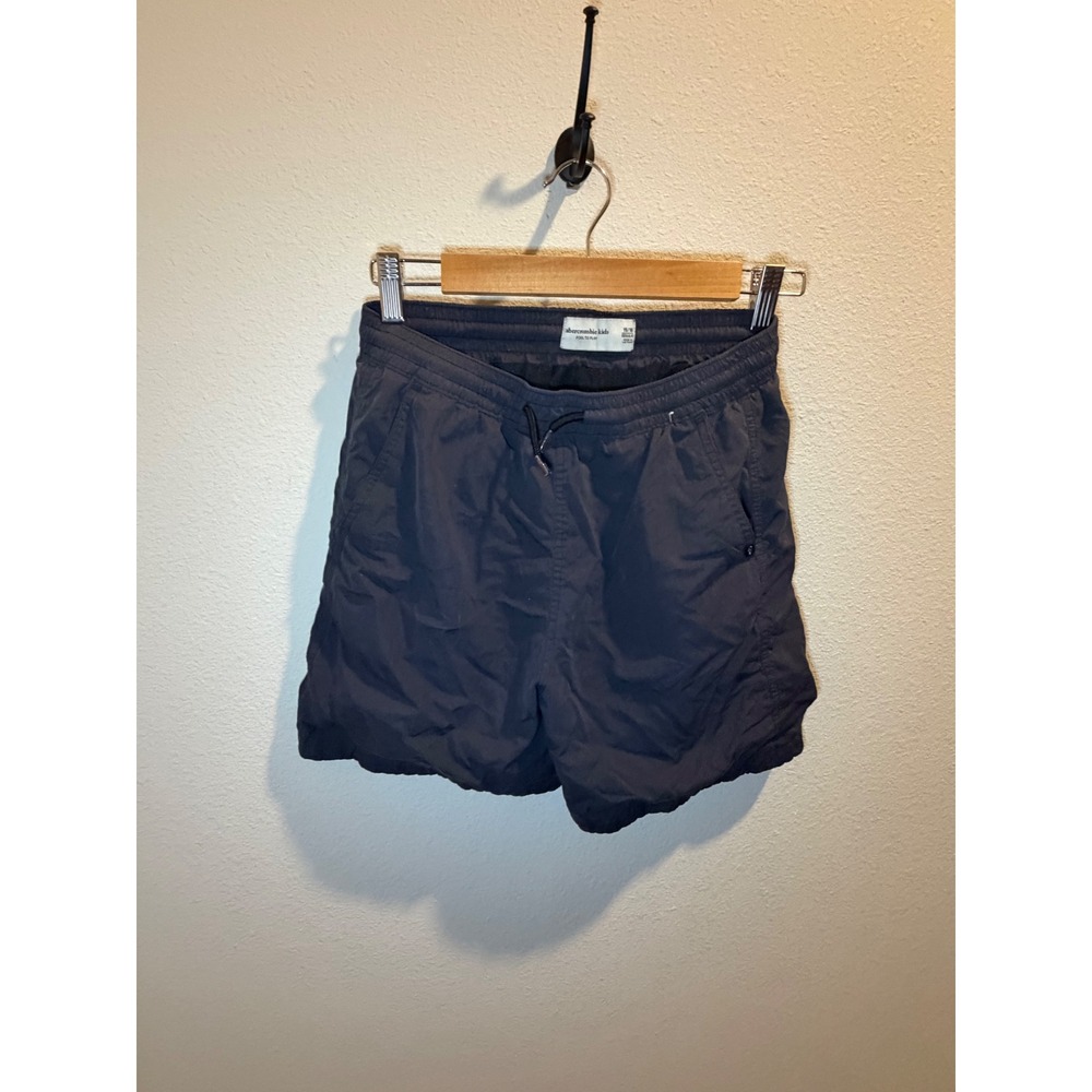 Abercrombie Kids Pool to Play Navy Swim Trunks Shorts Boys Size 15/16 Regular